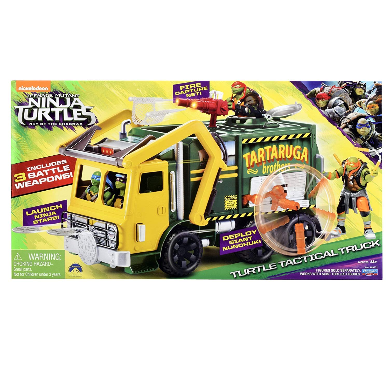 Teenage Mutant Ninja Turtles Movie 2 Garbage Truck Vehicle